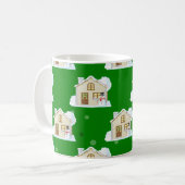 Kerstkamerpatroon Koffiemok (Voorkant links)