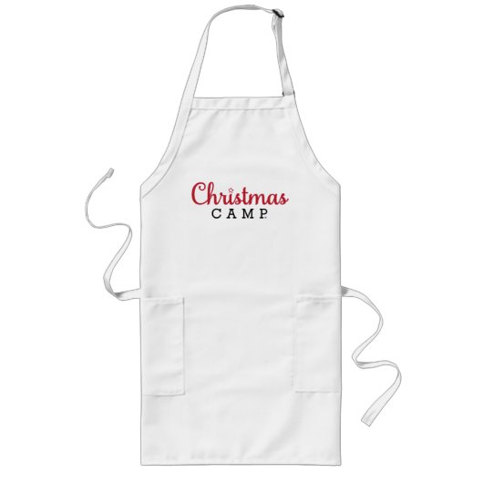 Kerstkamp Apron Lang Schort (Voorkant)