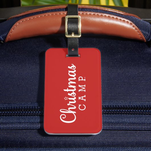 Kerstkamp Bagagelabel (Voorkant Insitu 2)