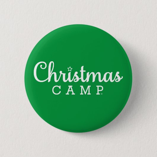 Kerstkamp Buttonnen | CHRISTMAS CAMP Ronde Button 5,7 Cm (Voorkant)