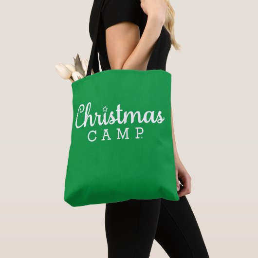 Kerstkamp Canvas tas | Groen (Dichtbij)
