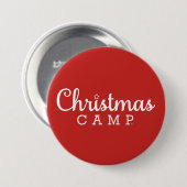 Kerstkamp Exclusief Ornament Ronde Button 7,6 Cm (Voorkant /achterkant)