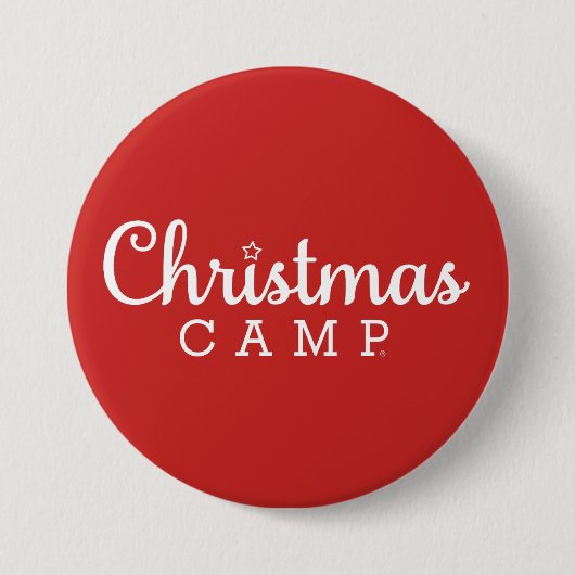 Kerstkamp Exclusief Ornament Ronde Button 7,6 Cm (Voorkant)