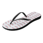 Kerstkamp FlipFlops Teenslippers (Schuin)
