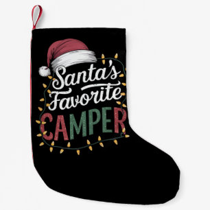 Kerstkamp Santa's Favoriete Kampeerder Cadeau Kleine Kerstsok