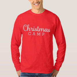 Kerstkamp T-shirt met lange mouwen