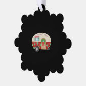 Kerstkampeerauto Ornament Kaart (Links)