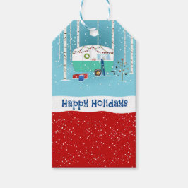 Kerstkamper Cadeaulabel