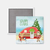 Kerstkamper Magnet (Voorkant / Achterkant)