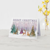 Kerstkanaliserend bos met wilde Kaart (Gele Bloem)