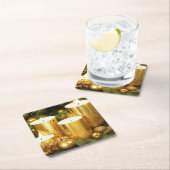 Kerstkandelaars Kerstvakantie Papieren Onderzetter (Insitu)