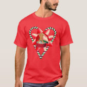 Kerstkandriet Heart Gingerbrood Man T-shirt (Voorkant)
