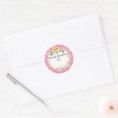 kerstkaneelbakken bakkerij van ronde sticker (Envelop)