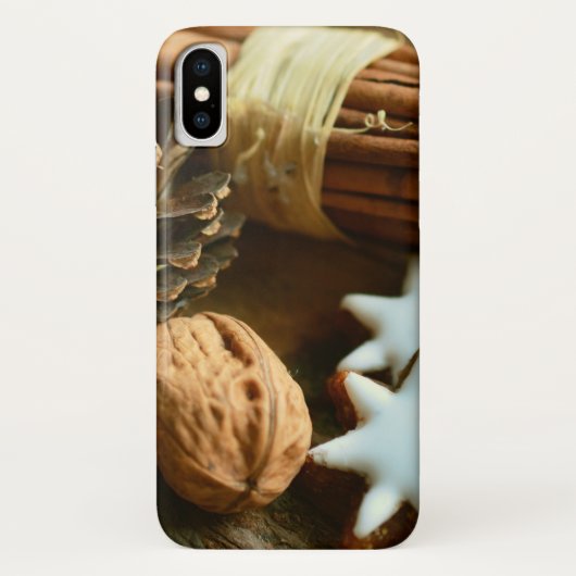 Kerstkaneelsticks en kerstaren Case-Mate iPhone case (Achterkant)