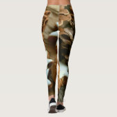 Kerstkaneelsticks en kerstaren leggings (Achterkant)