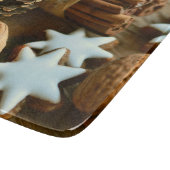 Kerstkaneelsticks en kerstaren snijplank (Hoek)
