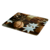 Kerstkaneelsticks en kerstaren snijplank (Hoek)