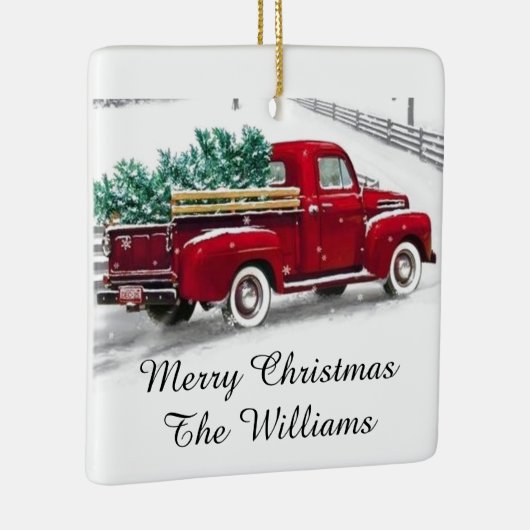 Kerstkaneelversiering Keramisch Ornament (Rechts)