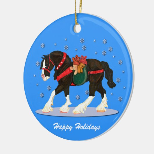 Kerstkaneelversiering Keramisch Ornament (Links)