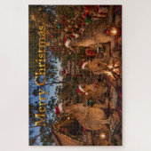 Kerstkangoeroe Kamperen Legpuzzel (Verticaal)