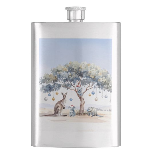 Kerstkangoeroe Koala's Vogelbekdier Gomboom Kerstb Flacon (Voorkant)