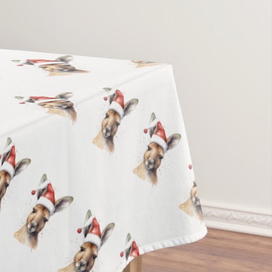 Kerstkangoeroe Tafelkleed (Voorbeeld)