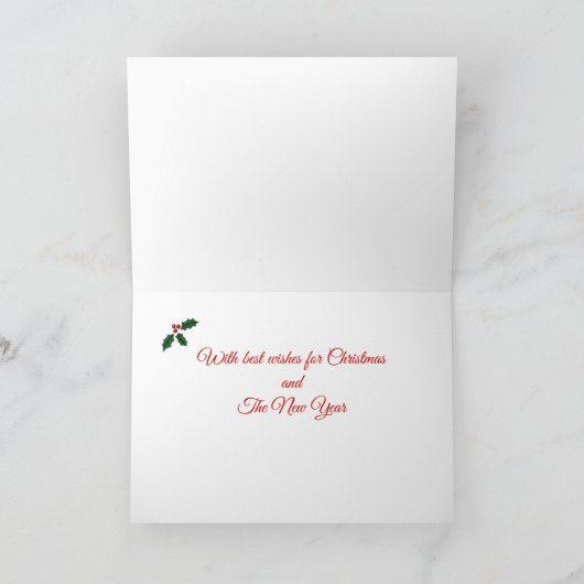 Kerstkanoën Labradors Kaart (Binnen)