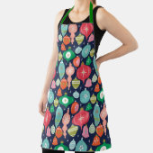 Kerstkanonenblauw Schort (Insitu)