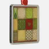 Kerstkantelen Metalen Ornament (Rechts)