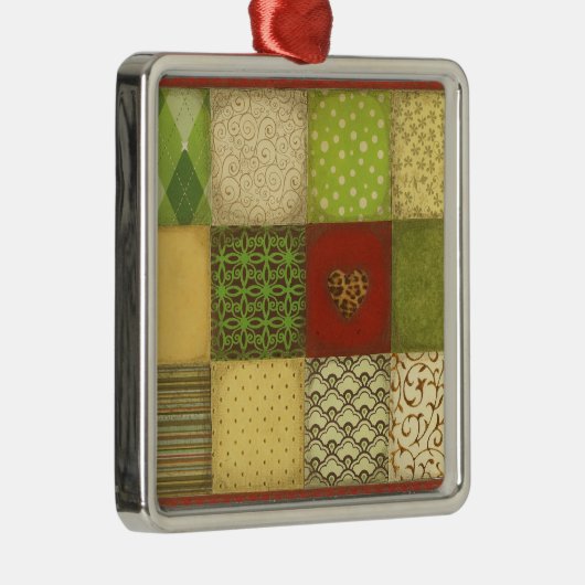 Kerstkantelen Metalen Ornament (Rechts)