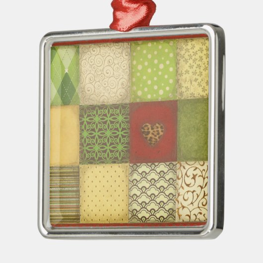 Kerstkantelen Metalen Ornament (Links)