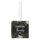 Kerstkantoor Fotofamilie Decoratie (Voorkant)