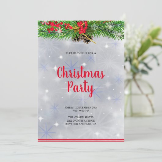 Kerstkantoor Kaart (Staand voorkant)