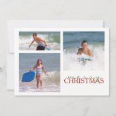 Kerstkantoor MULTI Double Sided Photo Card Feestdagenkaart (Voorkant)