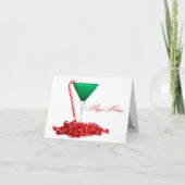 kerstkar feestdagen kaart (Voorkant)