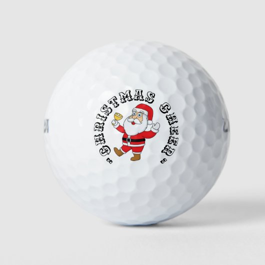 kerstkar golfballen (Voorkant)