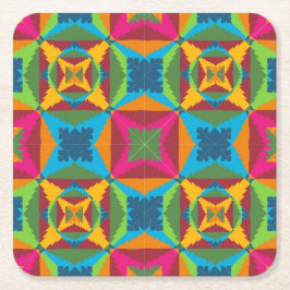 kerstkar kartonnen onderzetters