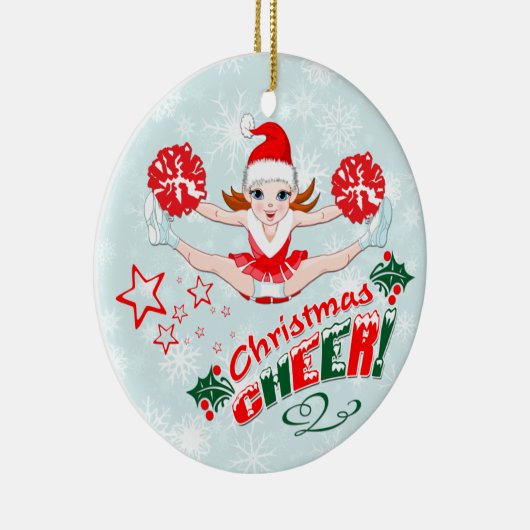 kerstkar keramisch ornament (Rechts)