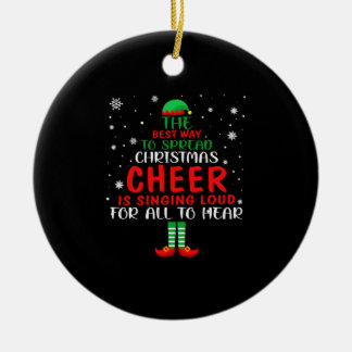 kerstkar keramisch ornament