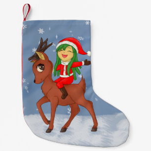 kerstkar kleine kerstsok