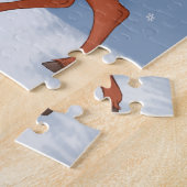 kerstkar legpuzzel (Zijkant)