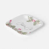 kerstkar papieren bordje (Gebogen)