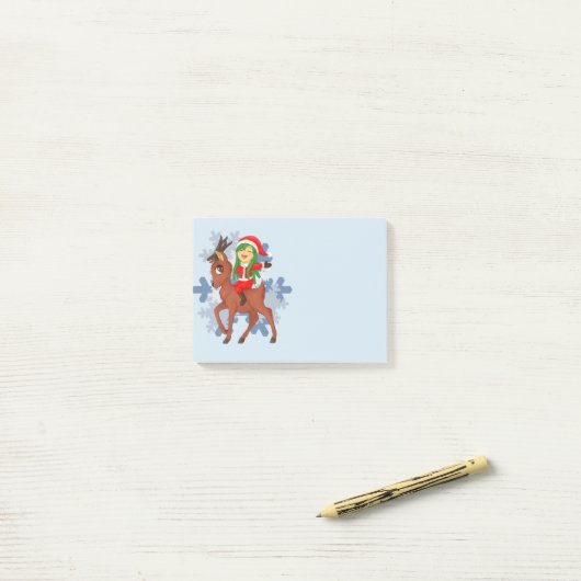 kerstkar post-it® notes (Op bureau)