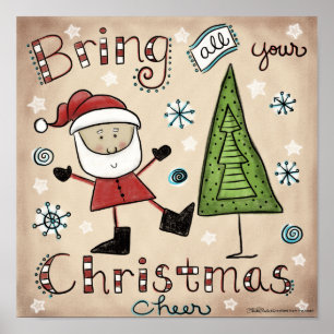 kerstkar poster