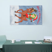 kerstkar spandoek (Beurs)