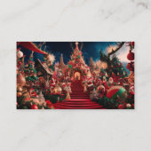 kerstkar visitekaartje (Achterkant)