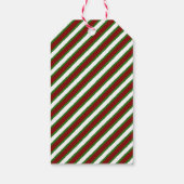 Kerstkarakter Met Suikerstok Cadeaulabel (Achterkant)
