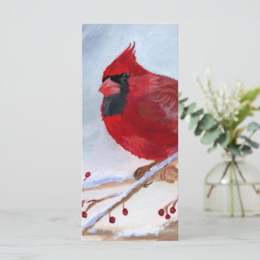 kerstkardinaal (Staand voorkant)