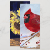 kerstkardinaal (Voorkant / Achterkant)