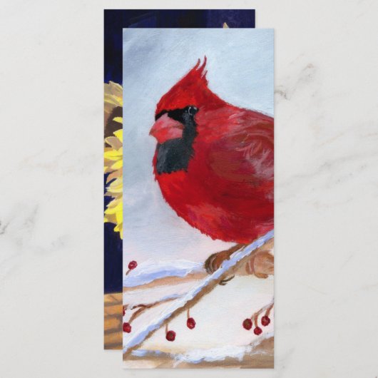 kerstkardinaal (Voorkant / Achterkant)